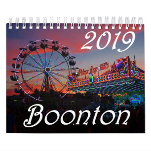 Boonton New Jersey 2019 15-maands kalender