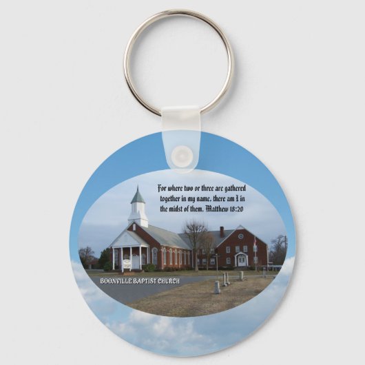 BOONVILLE BAPTIST CHURCH-SLEUTELHANGER SLEUTELHANGER (Voorkant)