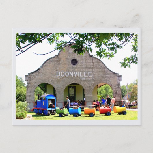 Boonville Depot van Kathy Cornett Briefkaart (Voorkant)