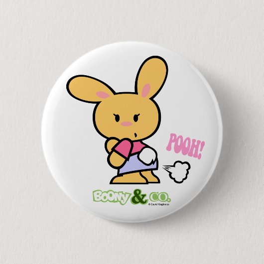 Boony & Co. Bonette Pooh Buttonnen Ronde Button 5,7 Cm (Voorkant)
