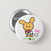 Boony & Co. Bonette Pooh Buttonnen Ronde Button 5,7 Cm (Voorkant /achterkant)