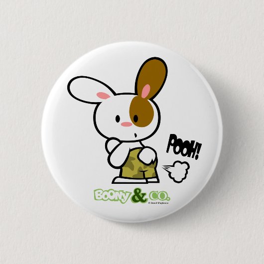 Boony & Co. Boony Pooh Buttonnen Ronde Button 5,7 Cm (Voorkant)