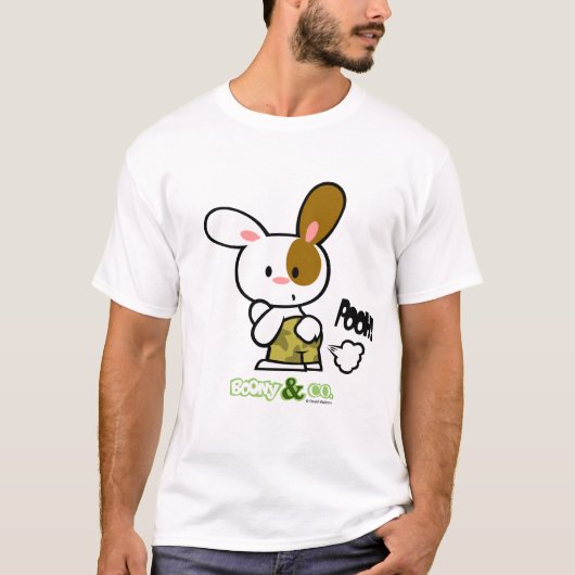 Boony & Co. Boony Pooh White Shirten T-shirt (Voorkant)