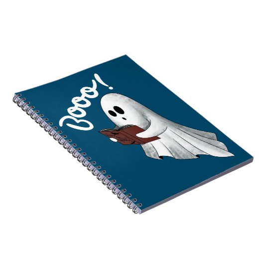 Booo ghost white notitieboek (Rechterzijde)
