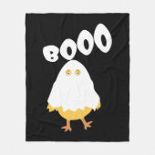 Booo Halloween Ghost Chicken funny tshirt Fleece Deken (Voorkant)