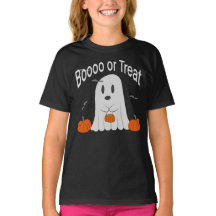Booo of Treat Lieve Geest Halloween Ontwerp