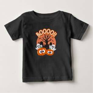 BOOO Pompoen Geest Halloween T-Shirt