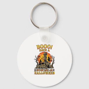 Booo Spooktacular Halloween Heksketel Kasteel Sleutelhanger