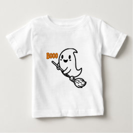 Booo spooky One Halloween Schattige Ghost Baby T-S