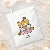 Booo to You Retro Halloween Bedankzakje (Geknipt)