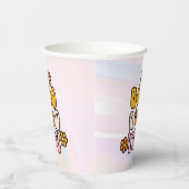 Booo to You Retro Halloween Papieren Bekers (Rechts)