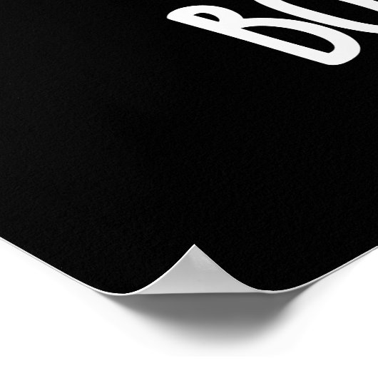 Booocumber Funny Ghost Cucumber Pun Dark BG Poster (Hoek)