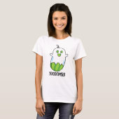 Booocumber Funny Ghost Cucumber Pun T-shirt (Voorkant volledig)