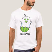 Booocumber Funny Ghost Cucumber Pun T-shirt (Voorkant)