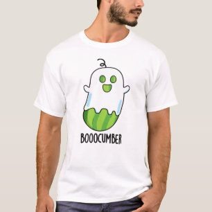 Booocumber Funny Ghost Cucumber Pun T-shirt