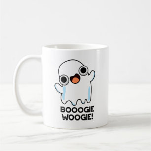 Booogie Woogie Funny Music Ghost Pun Koffiemok