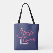 Boooklover Shelfie Queen Bookish Tote Bag (Achterkant)
