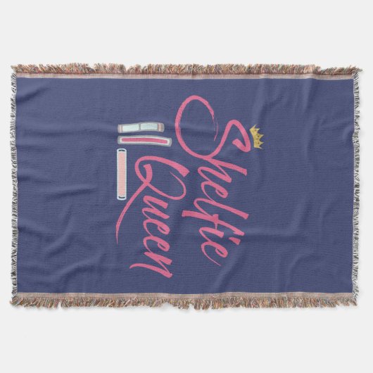 Boooklover Shelfie Queen Deken (Voorkant)