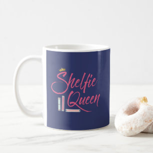 Boooklover Shelfie Queen Koffiemok