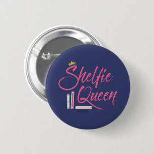 Boooklover Shelfie Queen Ronde Button 5,7 Cm