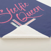 Boooklover Shelfie Queen Sherpa Deken (3/4)