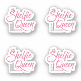 Boooklover Shelfie Queen Sticker