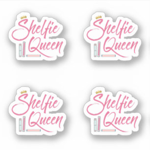Boooklover Shelfie Queen Sticker