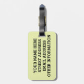 BOOOM! BAGAGELABEL (Achterkant verticaal)