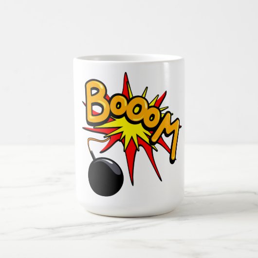 Booom. Funny mug Koffiemok (Center)