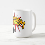 Booom. Funny mug Koffiemok (Voorkant rechts)