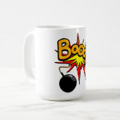 Booom. Funny mug Koffiemok (Voorkant links)