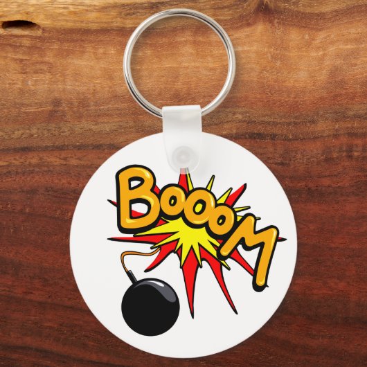Booom. Keichain Sleutelhanger (Voorkant)