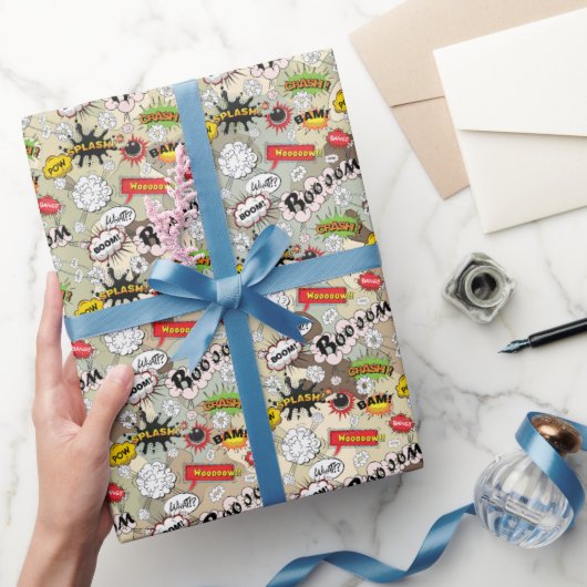 Booom Militair Inpakpapier (Geschenken)