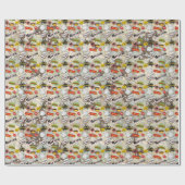 Booom Military Gear Wrapping Paper Cadeaupapier (Vlak)