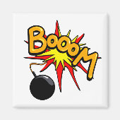 Booom. Square magnet (Voorkant)