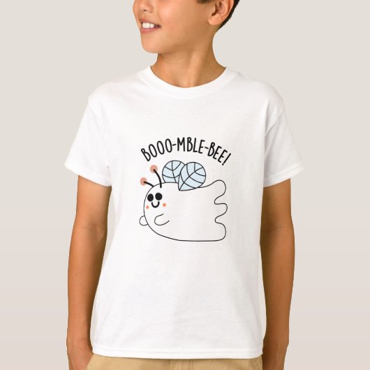 Booomble Bee Grappig Ghost Bee Pun T-shirt (Voorkant)