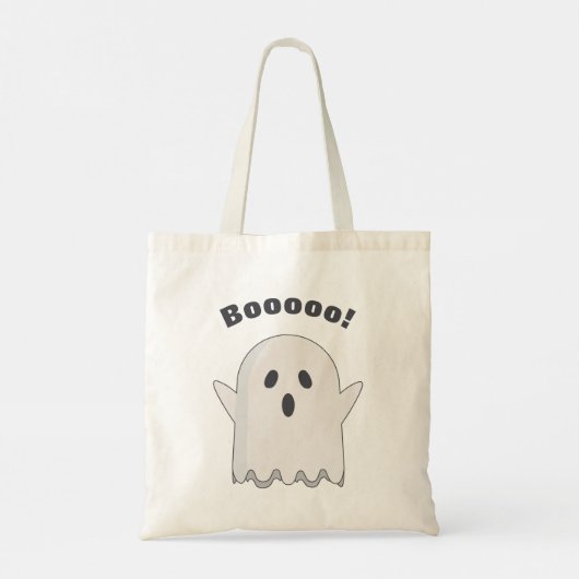 Boooo Halloween Ghost Tas (Achterkant)