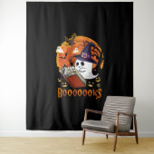 Booooks Boo Reading Books Halloween Wandkleed (In situ)