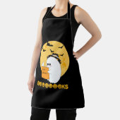 Booooks Shirt Boo Read Books Halloween Schort (Insitu)