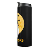 Booooks Shirt Boo Read Books Halloween Thermosbeker (Geroteerd rechts)