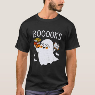Booooks Spooklezen Halloween Bibliotheek Bibliothe T-shirt