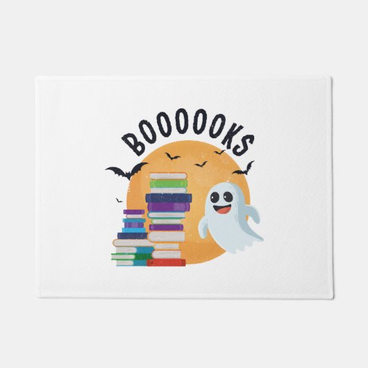 Boooooks Halloween, Booooks Schattige Halloween Deurmat (Voorkant)