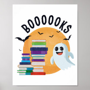 Boooooks Halloween, Booooks Schattige Halloween Poster