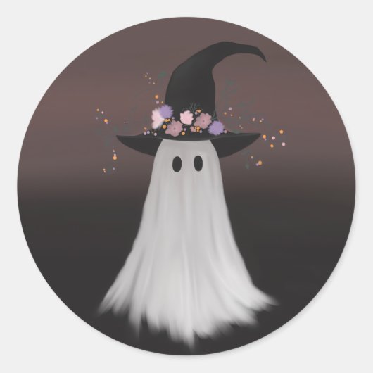 BoOoOoOoOo Ronde Sticker (Voorkant)