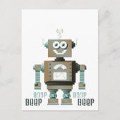 Boop Beep Speelgoed Robot Briefkaart (lt) (Voorkant)