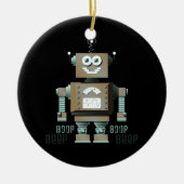 Boop Beep Speelgoed Robot Ornament (invers) (Voorkant)