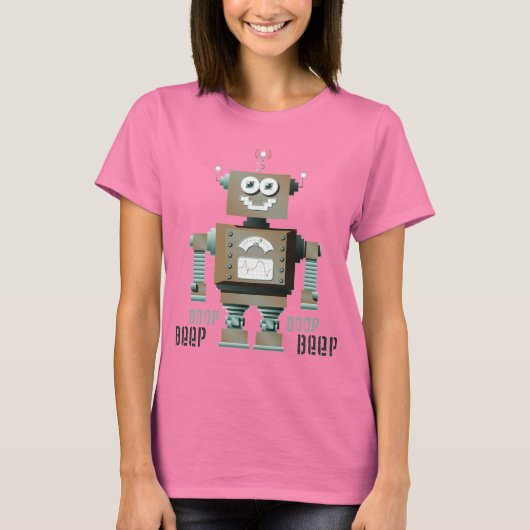Boop Beep Speelgoed Robot Shirt (Voorkant)