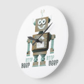 Boop Beep Speelgoed Robot Wall Clock (lt) Grote Klok (Hoek)
