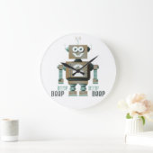 Boop Beep Speelgoed Robot Wall Clock (lt) Grote Klok (Huis)