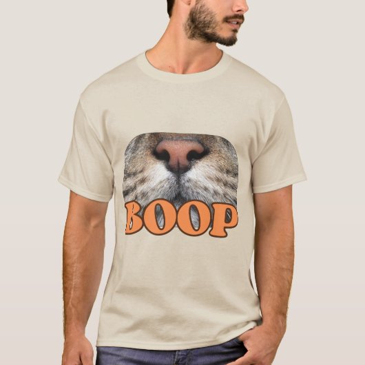 Boop dat Katten neus T-shirt (Voorkant)